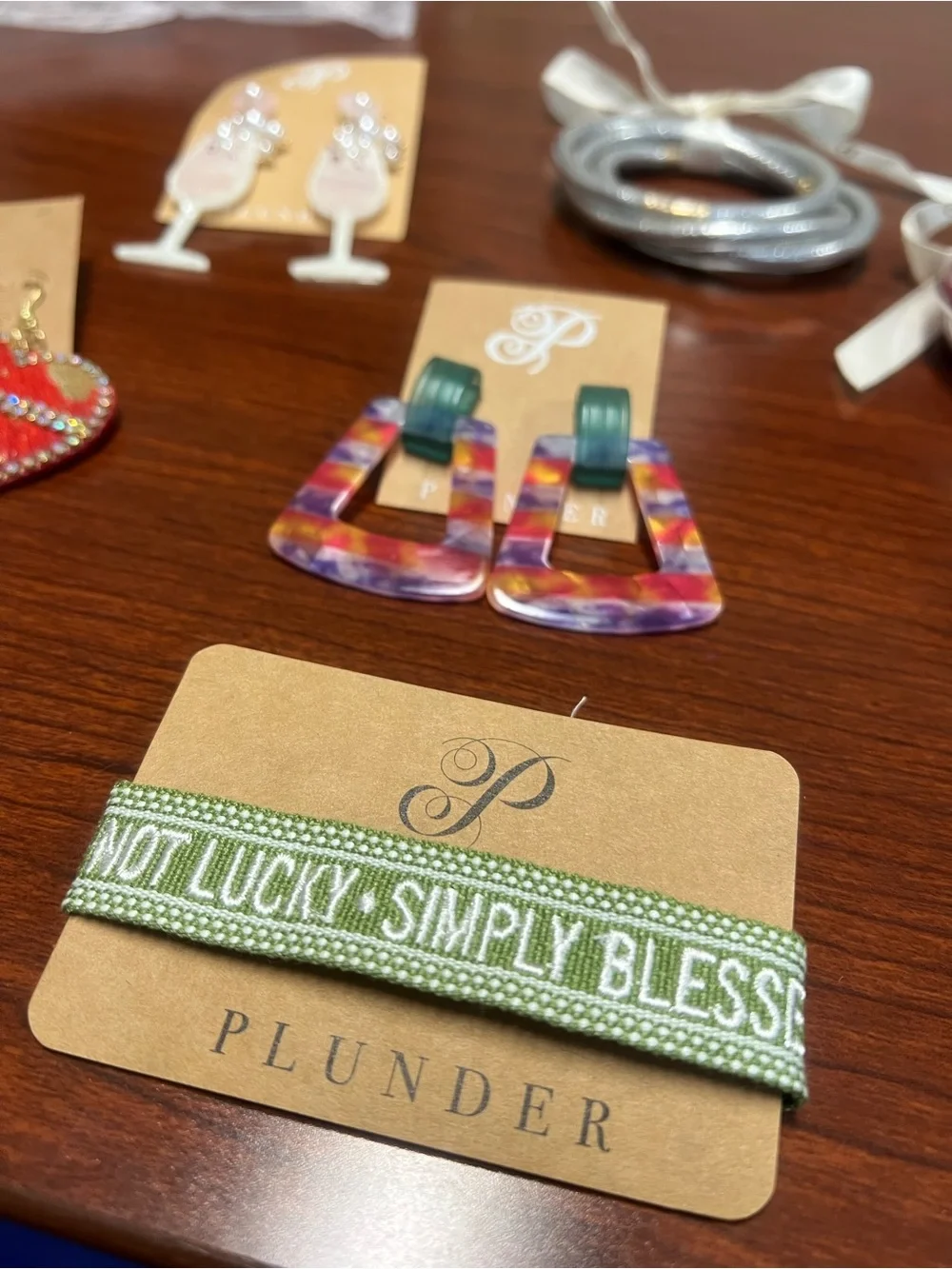 Plunder Jewelry Set | New | Trendy Earrings & Bracelet Bundle 13 pieces